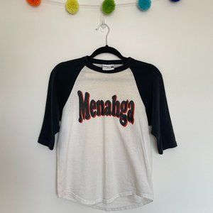 Vintage "Menahga" Baseball Tee